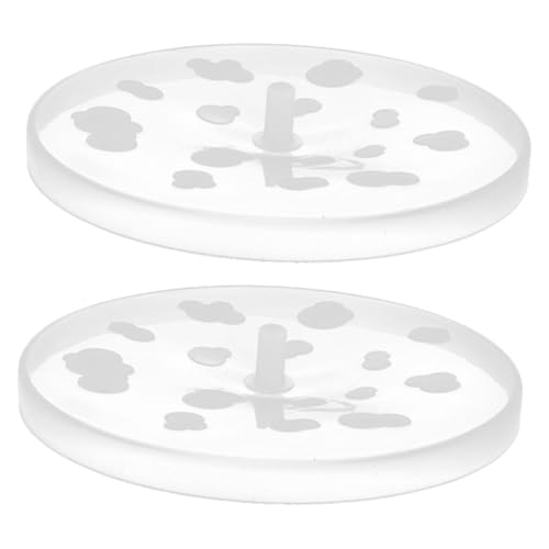 MAGICLULU 2Pcs Collapsible Plastic Popcorn Bowl Cover Microwave Safe Lid for Popcorn Cooking Fit for Popcorn Bowls Prevents Splatter Clean Cooking Essential