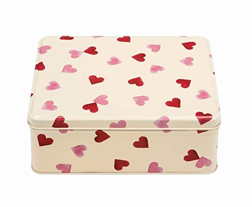 Bridgewater Emma Hearts Deep Rectangular Tin 195 x 154 x 75 mm