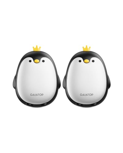 Gaiatop Magnetic Hand Warmers Rechargeable 2 Pack 3 Settings Cute Pocket Penguin Fast Hot - image 1
