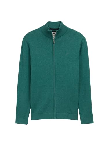 Suéter cárdigan Hombre de punto premium TOM TAILOR con acabados elásticos
