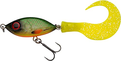 Jerkbait McMio Abu Garcia Svartzonker coloris Fire Carp Flash leurre flottant brochet 14 cm