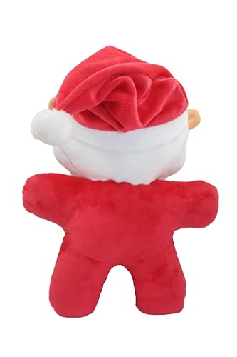 Image of Tickles Santa Claus Soft Stuffed Plush Toy for Kids Boys & Girls, Christmas Day (Size: 25 cm, Color: Red)