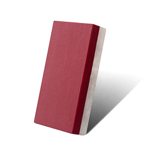Cbright 1Pc Sharpening Stone Dual Sided 3000-4000#/8000-10000# Combination Pocket-Size Whetstone , Fine Grinding And Polishing Ruby Stone And Agate Stone(50X 25X10Mm) #TOP7