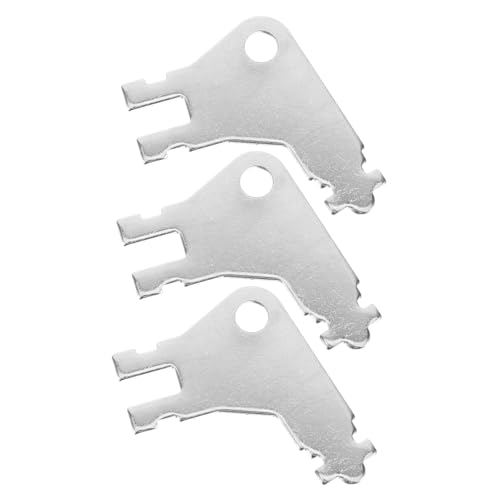 TOBBOMEY Lot De 3 Clés en Métal Universelles pour Distributeur