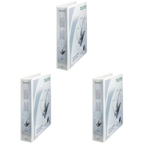 Leitz Ordner Präsentation breit weiß (Packung mit 3)