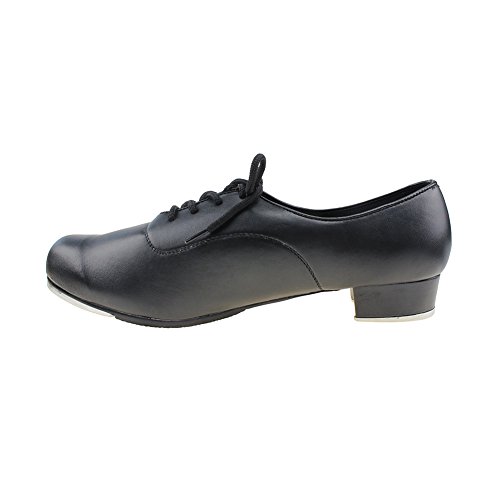 Zapatillas de baile para niños color negro mate MSMAX talla 26.5 EU 2