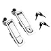 AugustknowU 2Pcs Compression Latch Lock Zinc Alloy Steel With Raised Trigger And Keys For Industrial, Marine, And Electrical Applications