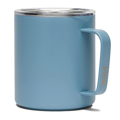 MiiR Camp Cup, 12oz - Double Wall Vacuum Insulated, Stainless Steel with Splash-Proof Slide Lid