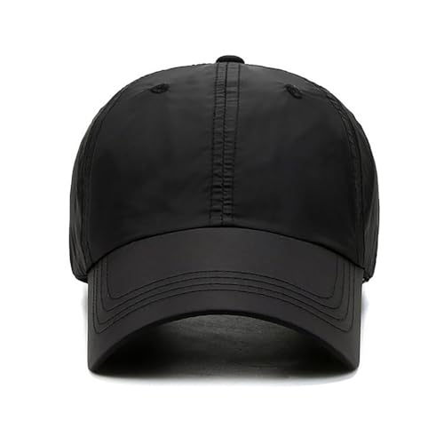 Malaxlx Black Waterproof Baseball Cap For Men Women Breathable Upf50+ Sport Outdoor Caps Quick Dry Adjustable Rain Hat thumb #1