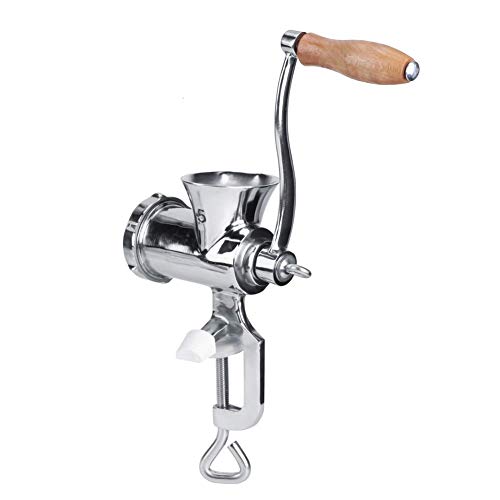 Fleischwolf, Edelstahl Manuelle Schweinefleisch Rindfleisch Wurst Gewürze Mühle Fleischwolf Schleifmaschine mit Füllzubehör