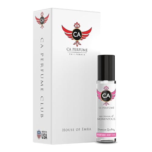 CA Perfume Impression of Momentous Eau De Parfum Floral Scent Long Lasting Perfumes for Women Travel Size TSA Ready for Day and Night Wear 0.33 Fl Oz 10ml
