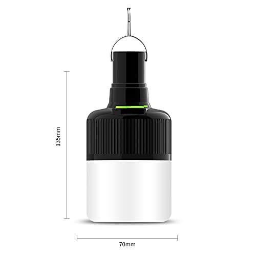 LED portatile campeggio appeso lampadina w/gancio