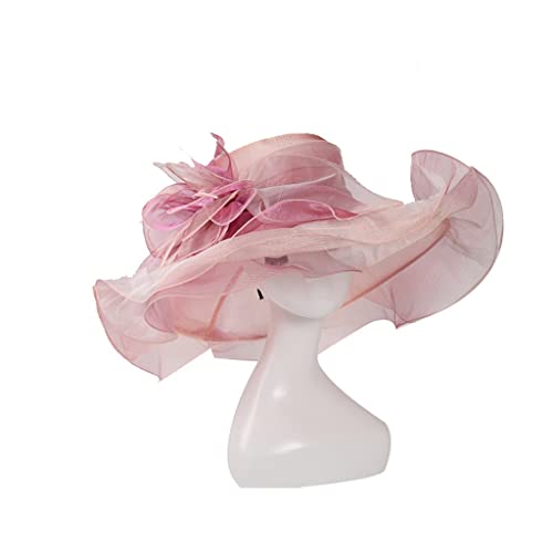 Chapeau pare-soleil en organza léger pour femmes protection été et printemps