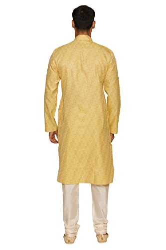 Image of Manyavar Men's Blended Banded Collar