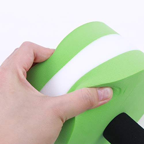 BESPORTBLE Aquatic Exercise Dumbell EVA-Foam Water Weight for Water Aerobics Fitness and Pool Exercises (1pcs, Green)