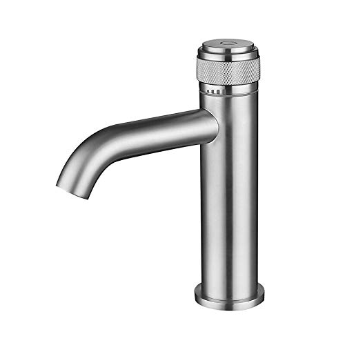 Robinet de lavabo mitigeur eau froide chaude mélangeur en laiton d'évier