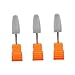 Beavorty 3pcs Nail Bits De Brocas Para Taladro Russian Manicure Drill Bits Nail Tools for Nail Art Nail Drill Bits Set Armor Removal Tool Grinding Head Drill Set Electric Russia