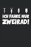 Zweirad Fahrrad Motorrad Fahrschule Humor: Notizbuch & Tagebuch 120 Seiten liniertes Papier Handliches Format (15,24 × 22,86 cm entspricht ungefähr DIN A5)