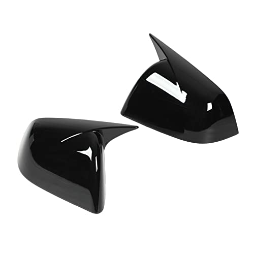 Couvercle de rétroviseur haut de gamme pour Modèle Y fini vernis noir brillant ABS premium