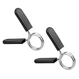 GNALIA 2 Piezas Abrazaderas De Resorte Para Mancuernas Y Barra De Pesas 28Mm Para Mancuernas Y Barras Estándar, Montaje Rápido