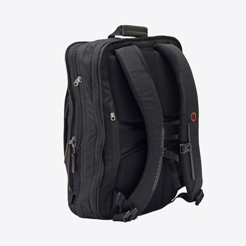 Trilogy Weekender Daypack I Opens like a suitcase, for easy packing. Expands into a 22-liter weekender bag. Hidden under sling holds yoga mat or sleeping bag, and doubles as a rear cover (Black)4