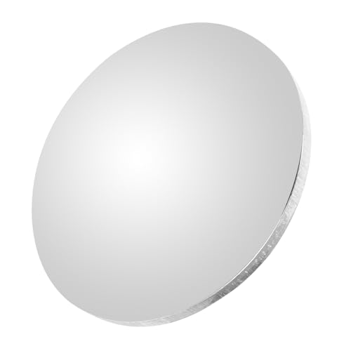Espejo convexo de seguridad exterior 30cm Veemoon de plástico plata para almacén y aparcamiento