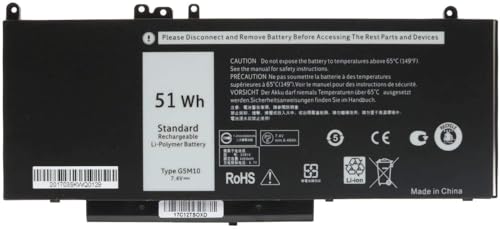 G5M10 Battery for Dell Latitude 14 15 E5450 E5550 E5250 P48G001 Series, 15.6 inch, WYJC2 0WYJC2 8V5GX R9XM9 1KY05 08V5GX VMKXM 5XFWC PF59Y TXF9M 7V69Y 451-BBLN 451-BBLL 451-BBLK 080-854-0066 (G5M10)