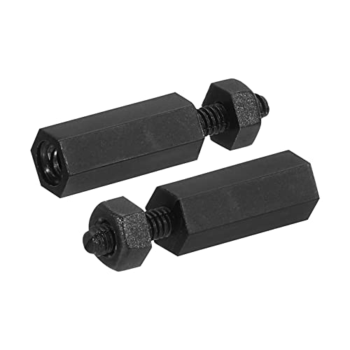 PATIKIL M2 Nylon Hex Standoff Screws Nuts, 1Set/100Pack PCB Male Female Threaded Kit for Motherboards Computer Cases - Image 4