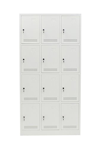 Amazon.co.jp: ロッカー 完成品 鍵付き スペアキー付き スチール
