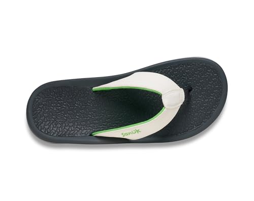 Image of Sanuk On the Rocks Men's Beach Sandals | Flip Flops for Men | Quick Dry Flip-Flop Slides | Supportive & Lightweight | Arch Support Footbed