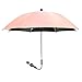 Kinderwagen Regenschirm Sonnenblende Sonnenschirm Baldachin Abdeckung Kinderwagen Sonnenschirm für Buggy Kinderwagen Zubehör Autositz Sonnenschirm-Pink 75cm, China