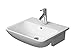 Produktbild Duravit Halbeinbau-WT ME by Starck 550 mm, mit 3 Hahnlöcher, weiß WonderGliss, 03785500301