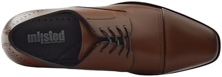 Kenneth Cole Unlisted Men's Lesson Plan Oxford, Cognac, 7 | Image 4
