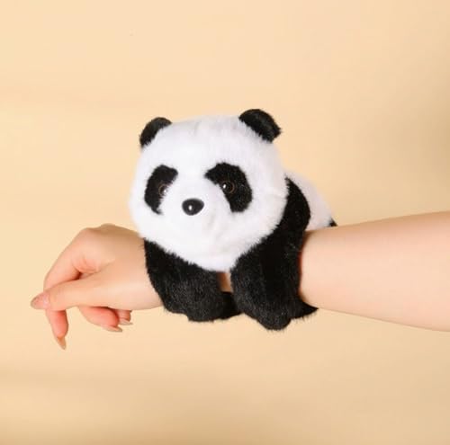 Image of Cute Animal Fur Plush Slap Wristband for Kids -Soft Toy Bracelet, Adjustable Snap Band for Boys & Girls