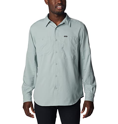 Image of Columbia Men's Silver Ridge Utility Lite Long Sleeve, Niagara, Large