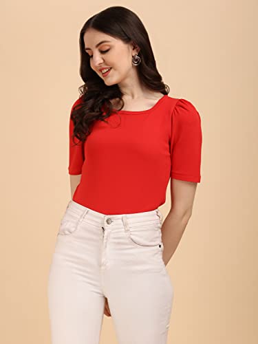 Image of Wedani Women's Solid Regular Fit Blouse