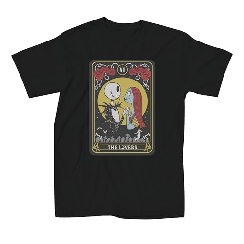 The Nightmare Before Christmas Jack Sally Lovers Tarot Card T-Shirt