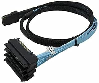 Mini SAS Cable SFF-8087 36 Pin to 4pcs SFF-8482 29 Pin Connector SATA 50CM