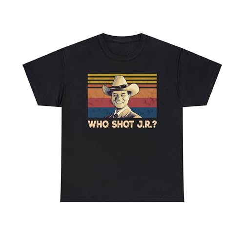 Who Shot J R Vintage Movie Shirt Unisex Black