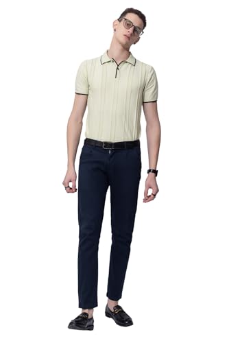 Image of Armisto Men's 100% Cotton Fancy Party Polo T-Shirt /Neutral Colour