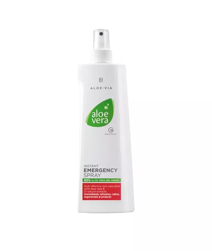 Amazon.com : LR Health&Beauty Aloe-Via Aloe Vera Instant Emergency Body  Lightweight Spray Women Men 400 ml./13.5 fl.oz. : Health & Household