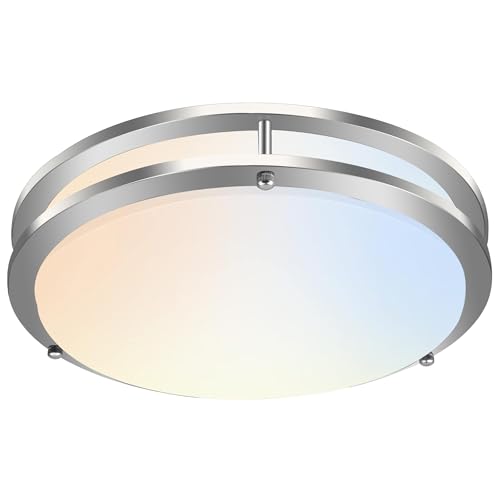 Image of hykolity 16 inch Dimmable LED Flush Mount Ceiling Light Fixture,36W,2200LM