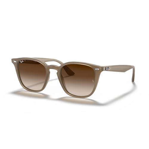 Ray-Ban RB4258F 616613 52MM Beige/Brown Gradient Square Sunglasses for Men for Women