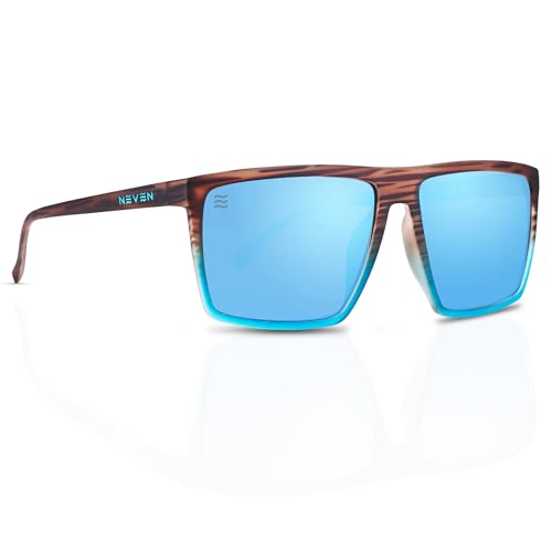 NEVEN Men's Polarized Sunglasses - Chic Rectangular Glasses - UV ...