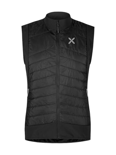 MONTURA Trace Hybrid Chaleco de esquí para hombre, color negro, talla XL, aislamiento ligero para aventuras alpinas