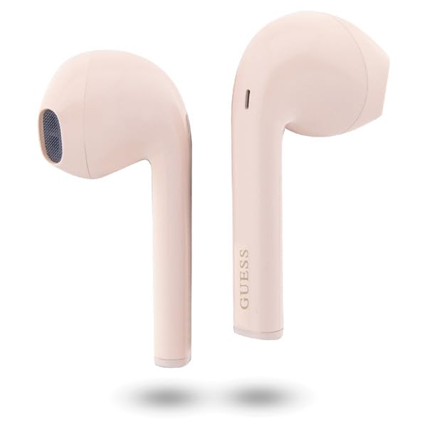 Guess GUTWST26PSP TWS Casque Bluetooth + Station d'accueil Rose Classic EST Logo