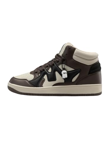 Image of The Souled Store UBZ Ascend: Women and Girls High Top Sneakers | Colourblocked Trainer with Durable PU Upper, Thick Rubber Sole & Padded Collar