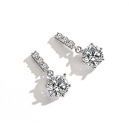 Boucles d'oreilles pendantes pour femmes clous diamant parfaits du bureau aux grandes soirées