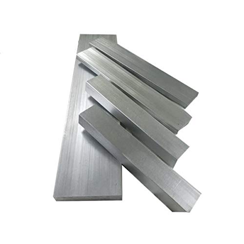 LOKIH Barra Plana De Aluminio,Puede Usarse para Soldar,La Longitud: 500 Mm Espesor: 2 Mm 5Pcs,2mmx15mmx500mm