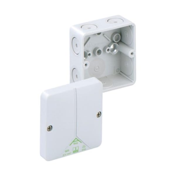 Busch-Jaeger 20/2 EW-53 Ocean IP44 AP Schuko-Steckdose 2-fach waagerecht – Bild 4